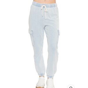 Z Supply Tempo Knit denim jogger